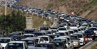 آخرین وضعیت تردد و شرایط جوی جاده‌ها / ترافیک سنگین در جاده چالوس