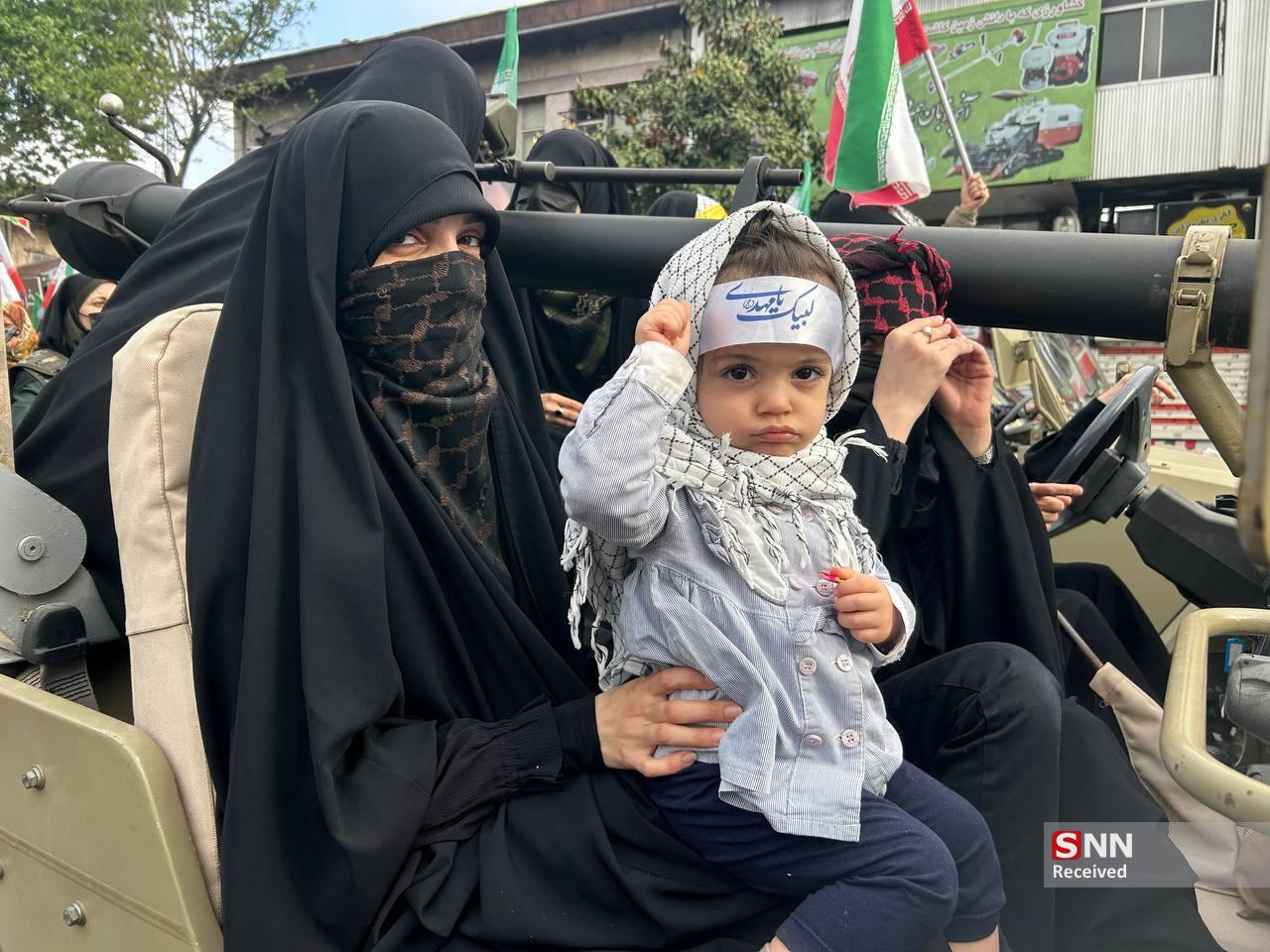 امروز زنان و دختران گیلانی با حضور خود در پویش بانوان جانفدا سنگ تمام گذاشتند+تصاویر/ منتشر نشود