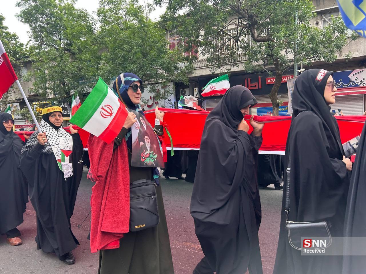 امروز زنان و دختران گیلانی با حضور خود در پویش بانوان جانفدا سنگ تمام گذاشتند+تصاویر/ منتشر نشود