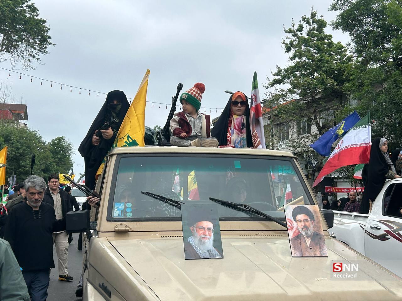 امروز زنان و دختران گیلانی با حضور خود در پویش بانوان جانفدا سنگ تمام گذاشتند+تصاویر/ منتشر نشود