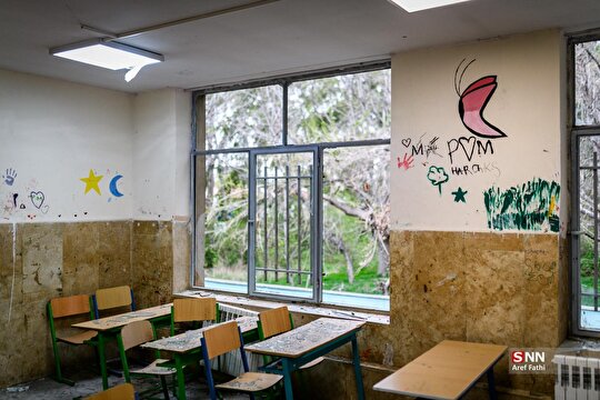 تخریب مدرسه کمیل در منطقه حصار کرج