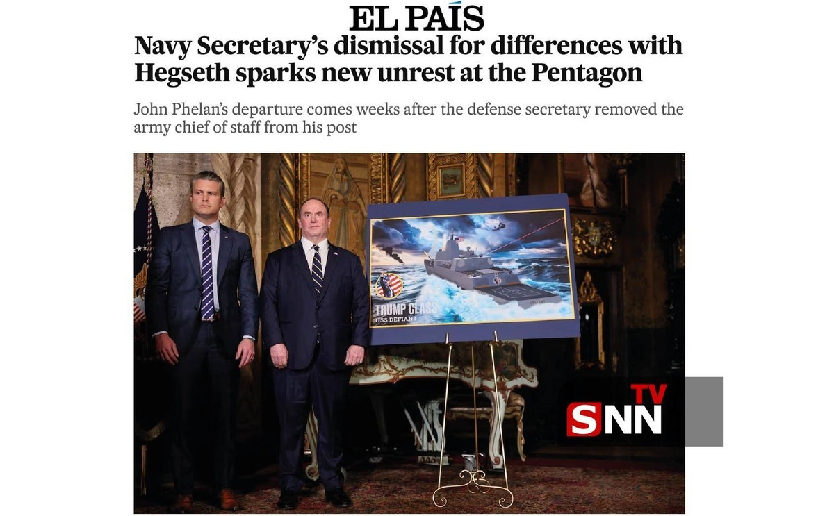 برکناری وزیر نیروی دریایی آمریکا و بروز ناآرامی‌های جدید در پنتاگون