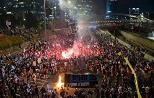 تظاهرات مجدد صهیونیست‌ها علیه نتانیاهو