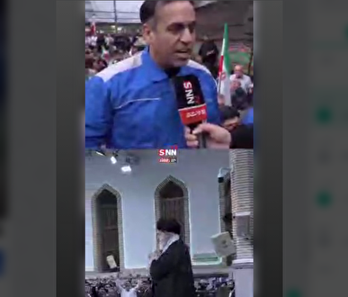 درددل ها با حسرت دیدار یار در حاشیه تجمعات حماسی + فیلم