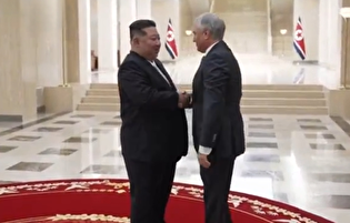 رئیس دومای روسیه، پیام پوتین را به کیم جونگ اون ابلاغ کرد