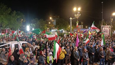 اجتماع مردم بجنورد به ایستگاه پنجاه و هفتم رسید + فیلم