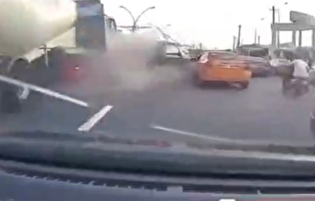 ۲۸ کشته و زخمی براثر برخورد یک کامیون به ۳۰ خودرو در عراق