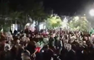 پنجاه وهشتمین شب حماسه مردم ایلام در خط مقدم خیابان