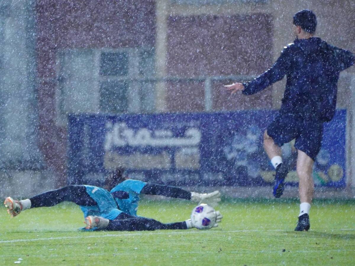 ملی&zwnj;پوشان در جدال با طوفان؛ تمرین پرفشار در کمپ تیم&zwnj;های ملی با هدایت قلعه&zwnj;نویی