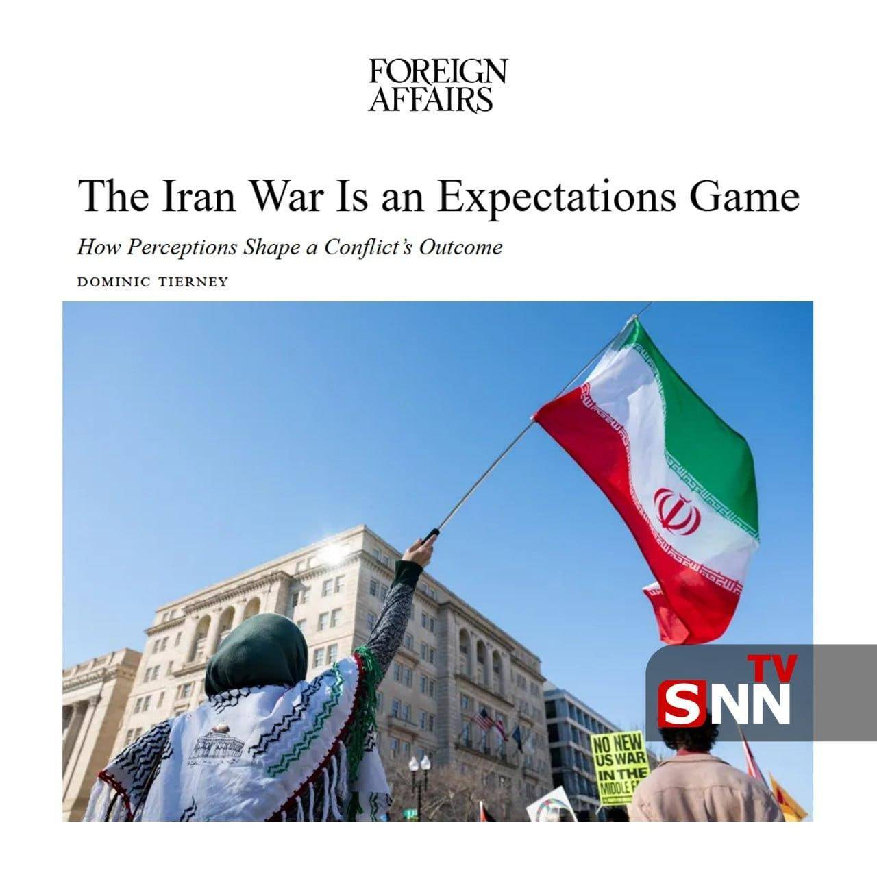 فارین افرز : هرچیزی کمتر از تسلیم ایران برای آمریکا یک شکست محسوب می&zwnj;شود/ همین که ایران توانسته مقابل ابرقدرت جهان بایستد، برنده جنگ است