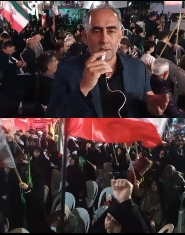 همچنان در میدان می&zwnj;مانیم؛همراه و همدل / پنجاه و نهمین شب تجمعات ضد استکباری در گلستان