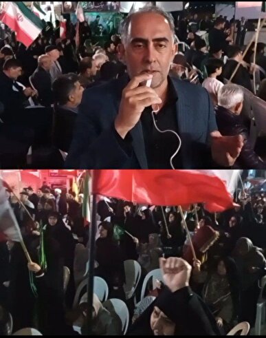 همچنان در میدان می‌مانیم؛همراه و همدل / پنجاه و نهمین شب تجمعات ضد استکباری در گلستان