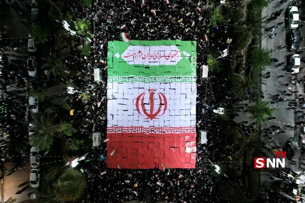 قاب دیدنی از آسمان گیلان/چینش باشکوه پازل مردم در پنجاه&zwnj;ونهمین شب بیداری+فیلم و تصاویر/ منتشر نشود