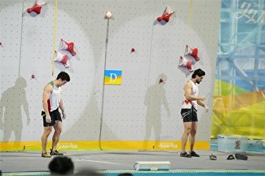 سنگنوردان ایرانی از راه یابی به مرحله یک چهارم نهایی باز ماندند