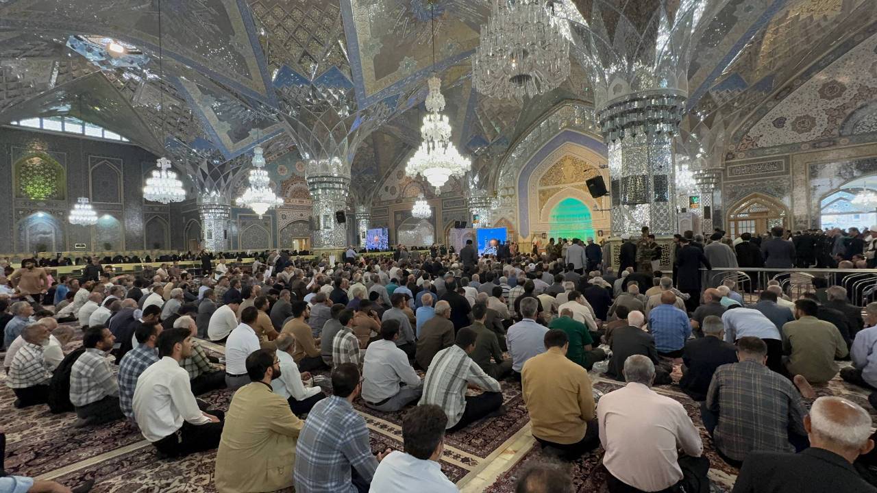 مراسم دومین سالگرد شهادت شهدای خدمت در مشهد برگزار شد + فیلم