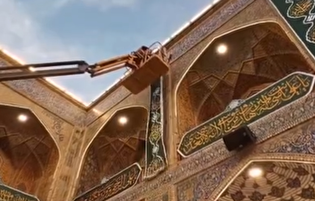حرم امیرالمومنین (ع) مهیای عید غدیر می‌شود
