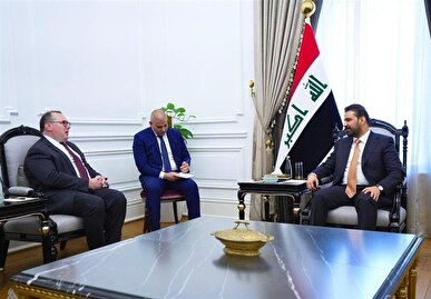 دیدار کاردار سفارت دولت تروریست آمریکا با الزیدی