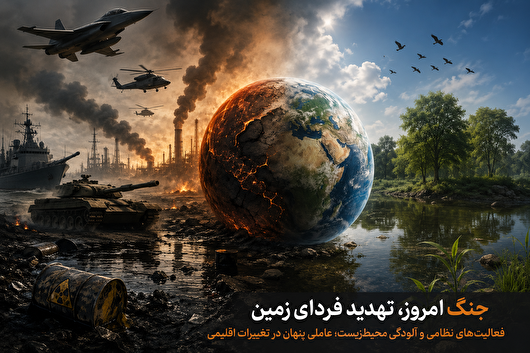 رد پنهان جنگ بر تغییرات آب‌وهوایی/ خرابکاری زیست‌محیطی آمریکا؛ خطری پنهان برای جهان!