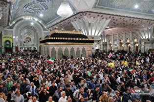 از جای خالی قائد امت تا تجدید بیعت با رهبرانقلاب در سی و هفتمین سالگرد ارتحال حضرت امام خمینی +فیلم