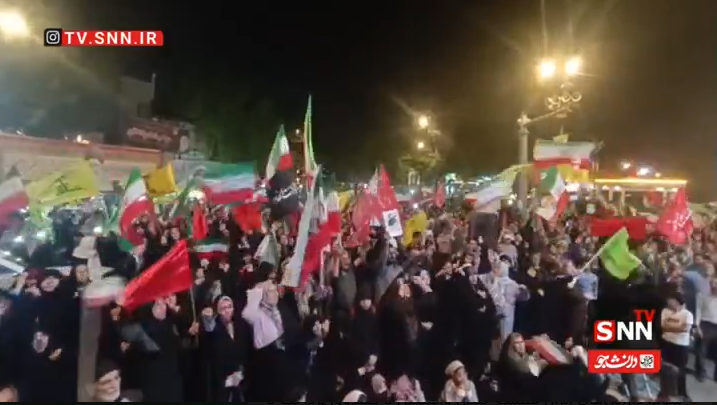 از قیام لشکر صاحب الزمان در بجنورد تا پیچش طنین «ای ایران» از سوی جانفدایان شهرکردی و واکنش تجمع کنندگان به حملات موشکی ایران علیه اسرائیل+فیلم
