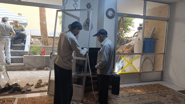 نصب ۹۱ هزار مترمربع شیشه توسط جهادگران قزوینی