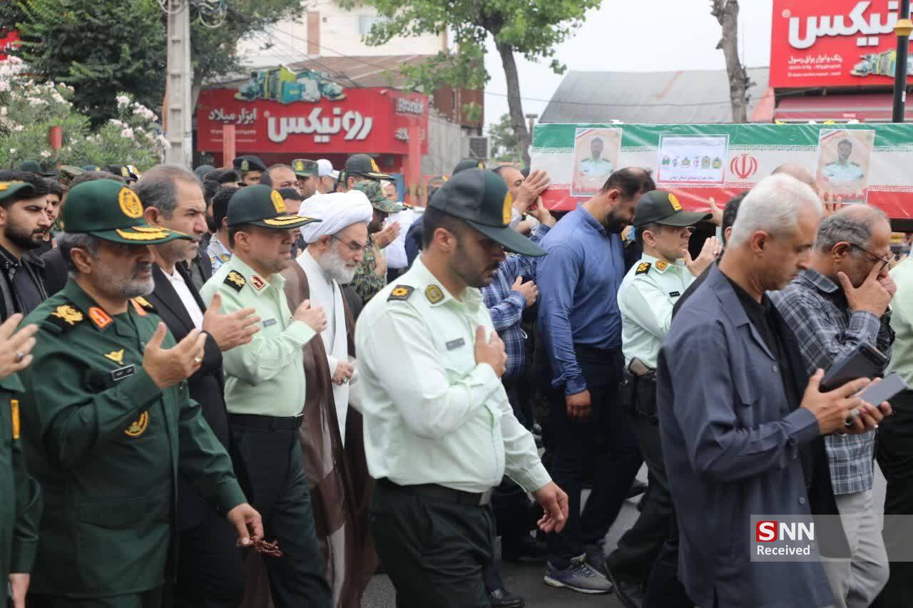 آیین باشکوه تشییع و اقامه نماز بر پیکر شهید مدافع امنیت جواد جعفرزاده+فیلم آیین باشکوه تشییع و اقامه نماز بر پیکر شهید مدافع امنیت جواد جعفرزاده+فیلم