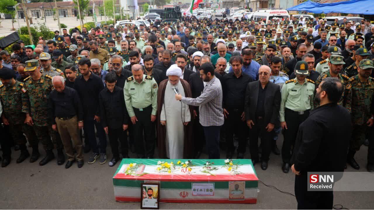 آیین باشکوه تشییع و اقامه نماز بر پیکر شهید مدافع امنیت جواد جعفرزاده+فیلم آیین باشکوه تشییع و اقامه نماز بر پیکر شهید مدافع امنیت جواد جعفرزاده+فیلم