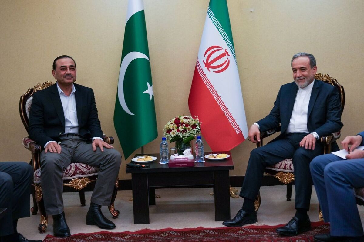 دیدار و گفت وگوی فرمانده ارتش پاکستان با عراقچی در تهران