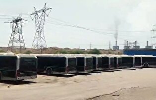 ترخیص ۵۱ اتوبوس ضدآلایندگی از گمرک هرمزگان
