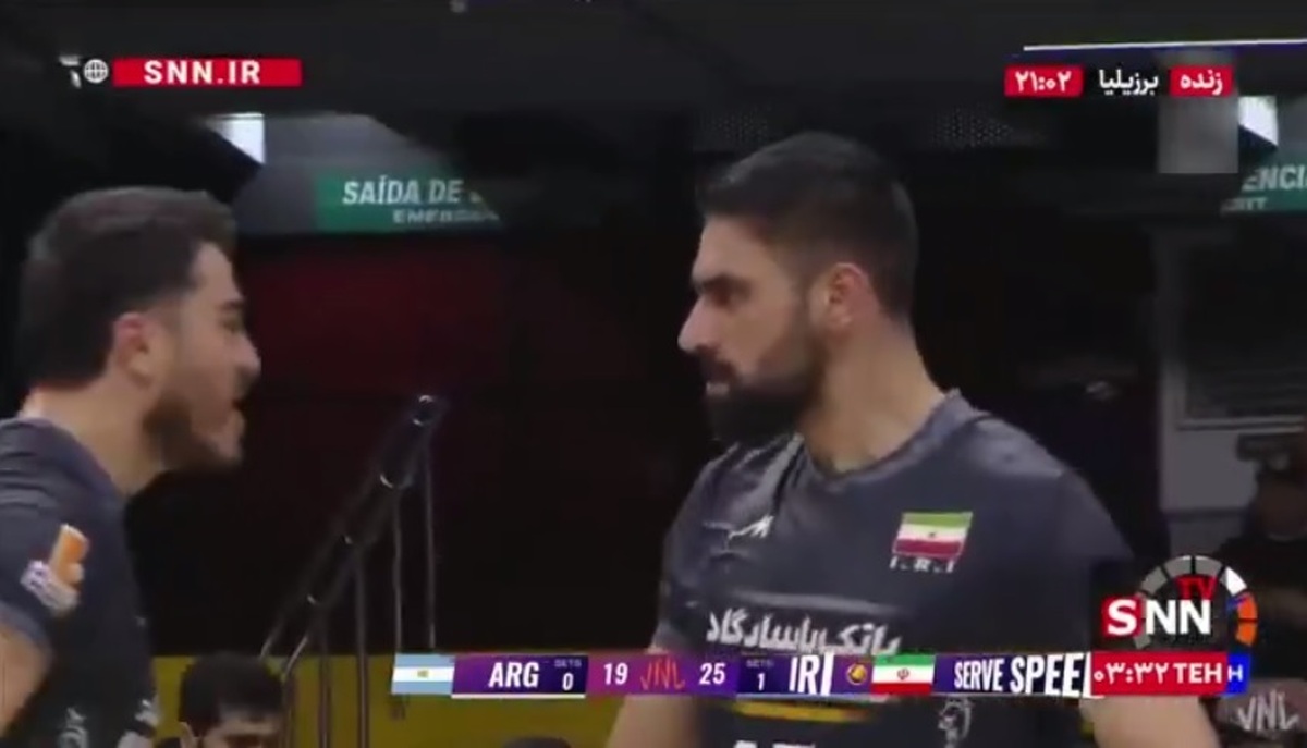 پایان ست دوم/ اقتدارِ محض؛ شاگردان پیاتزا با نمایشی بی&zwnj;نقص در ست دوم آرژانتین را به زانو درآوردند/ ایران ۲ - ۰ آرژانتین