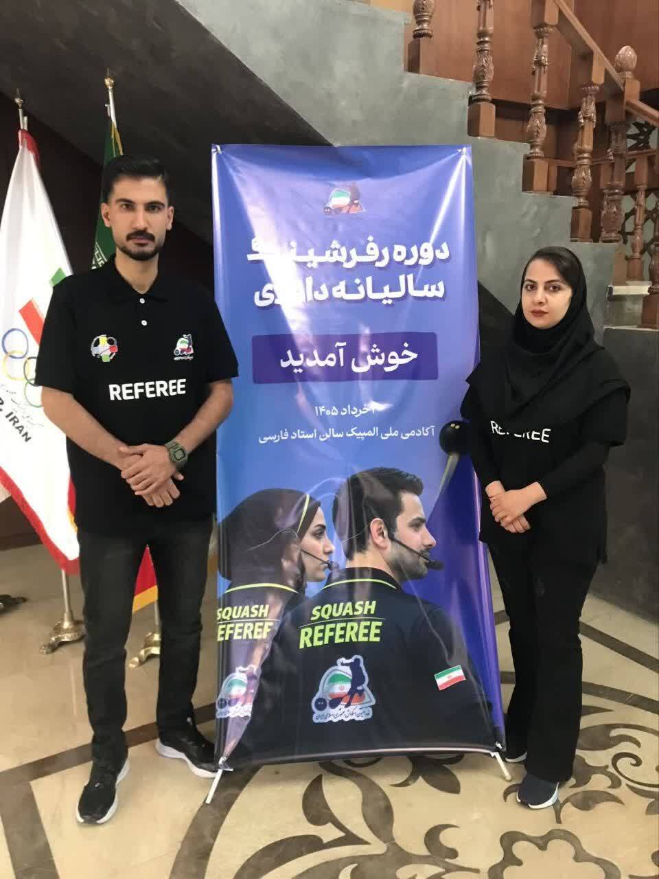 تثبیت جایگاه داوری اسکواش چهارمحال و بختیاری در سطح کشور