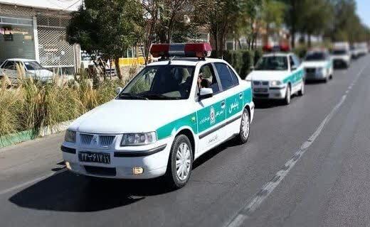 اجرای طرح آرامش در شهر توسط پلیس نظرآباد