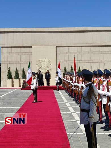 استقبال رسمی بشار اسد رئیس جمهور سوریه از رئیسی