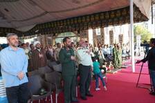 عطرافشانی گلزار شهدای بین المللی کرمان به روایت تصویر