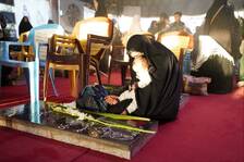 عطرافشانی گلزار شهدای بین المللی کرمان به روایت تصویر