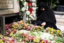 گلباران مزار شهید آوینی + رونمایی از یک تصویر ویژه