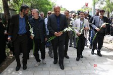 گلباران مزار شهید آوینی + رونمایی از یک تصویر ویژه