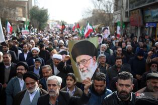  تشییع پیکر دو شهید مدافع امنیت در حمله اغتشاشگران 