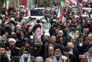  تشییع پیکر دو شهید مدافع امنیت در حمله اغتشاشگران 