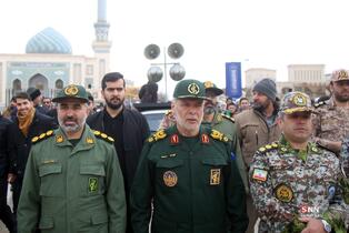  تشییع پیکر دو شهید مدافع امنیت در حمله اغتشاشگران 