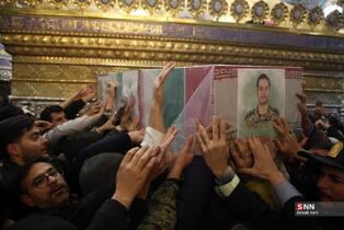  تشییع پیکر دو شهید مدافع امنیت در حمله اغتشاشگران 