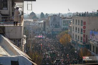 راهپیمایی مردم شیراز در محکومیت اغتشاشات