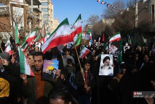 راهپیمایی مردم شریف شهر مقدس قم