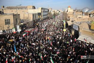 راهپیمایی مردم شریف شهر مقدس قم