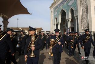 دسته عزای خادمان کریمه اهل بیت(س) در سوگ امام موسی کاظم(ع)