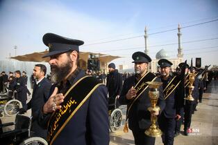 دسته عزای خادمان کریمه اهل بیت(س) در سوگ امام موسی کاظم(ع)