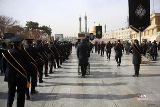 دسته عزای خادمان کریمه اهل بیت(س) در سوگ امام موسی کاظم(ع)