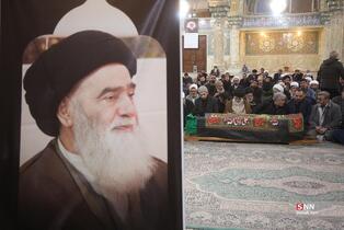 پیکر مرحوم آیت‌الله سید هادی سیستانی برادر مرجع عالی‌قدر سید علی سیستانی عصر امروز ۲۸ دی از مسجد امام حسن عسکری (ع) تا حرم حضرت فاطمه معصومه (س) تشییع شد.