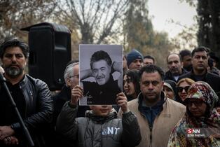 مراسم تشییع رضا رویگری