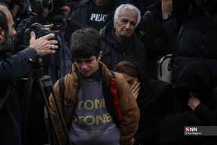 مراسم تشییع رضا رویگری